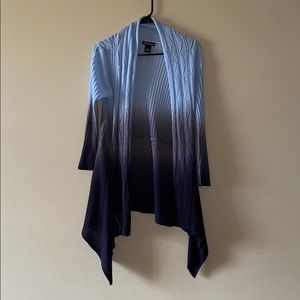 Blue ombre sweater